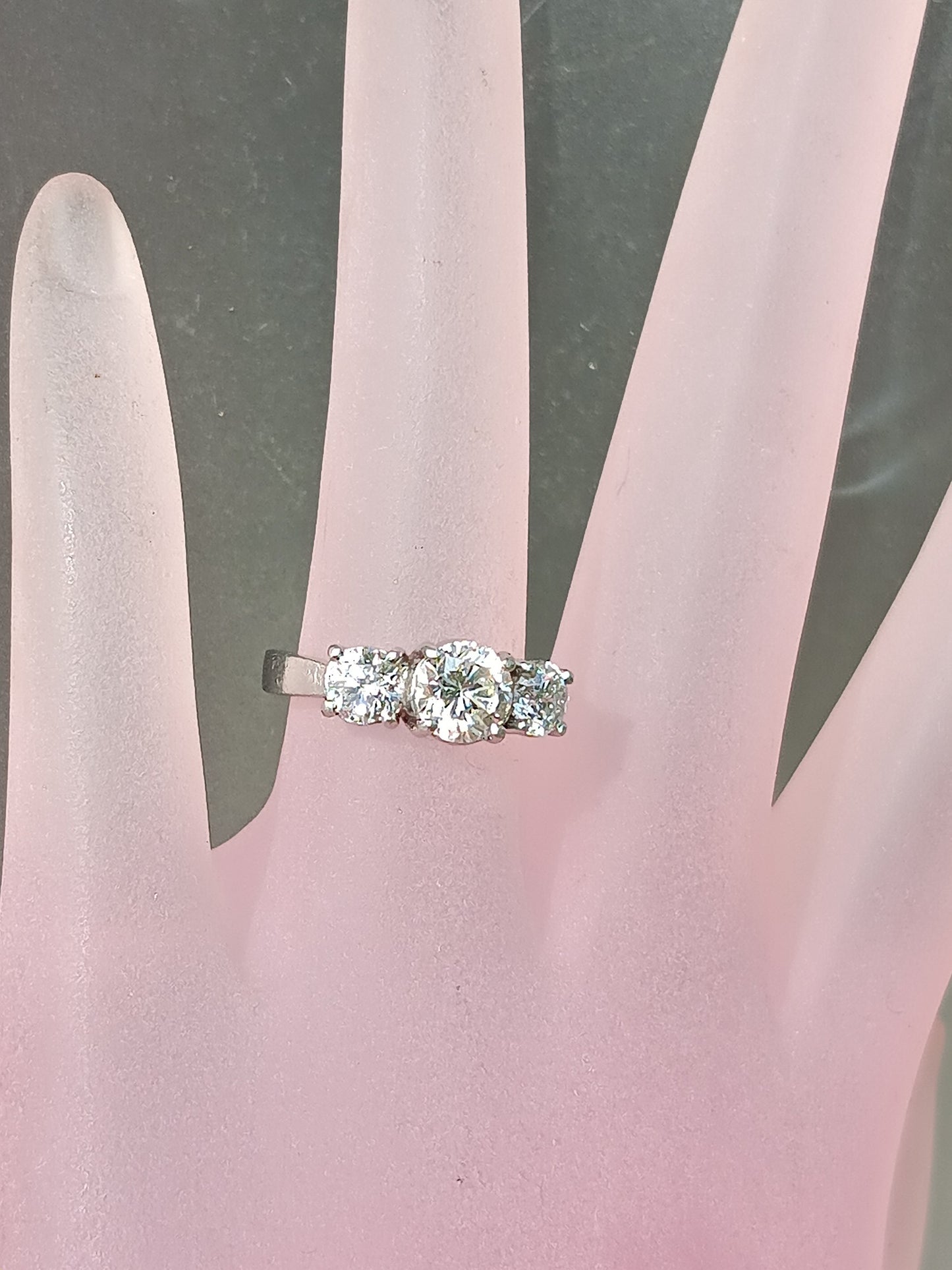 Platinum Estate Diamond Ring