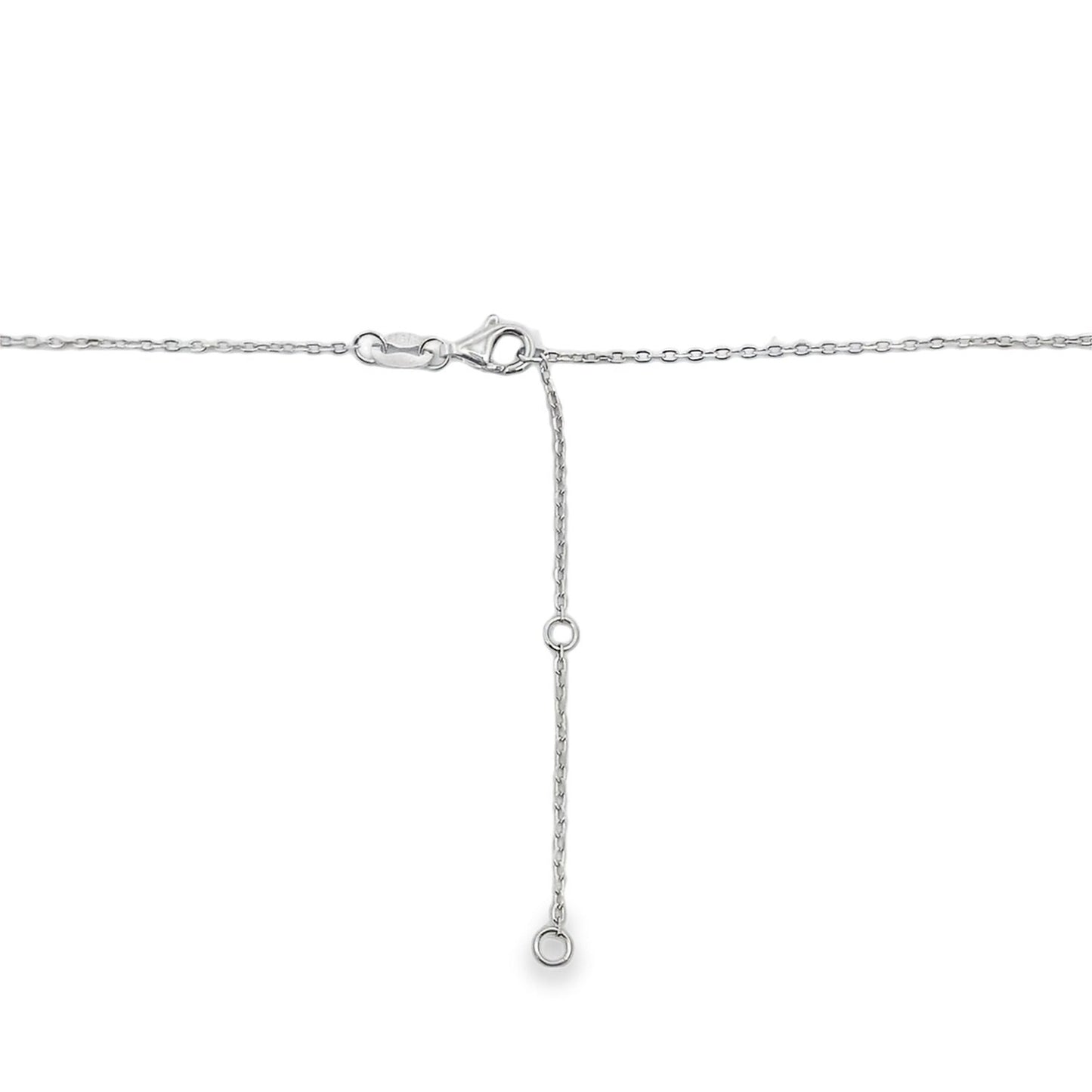 1ct Lab-Grown Diamond Solitaire Necklace Sterling Silver