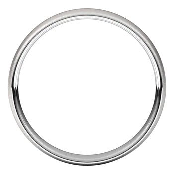 4mm Matte Finish Gold Wedding Band