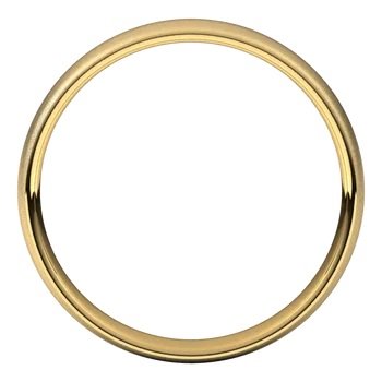 4mm Matte Finish Gold Wedding Band