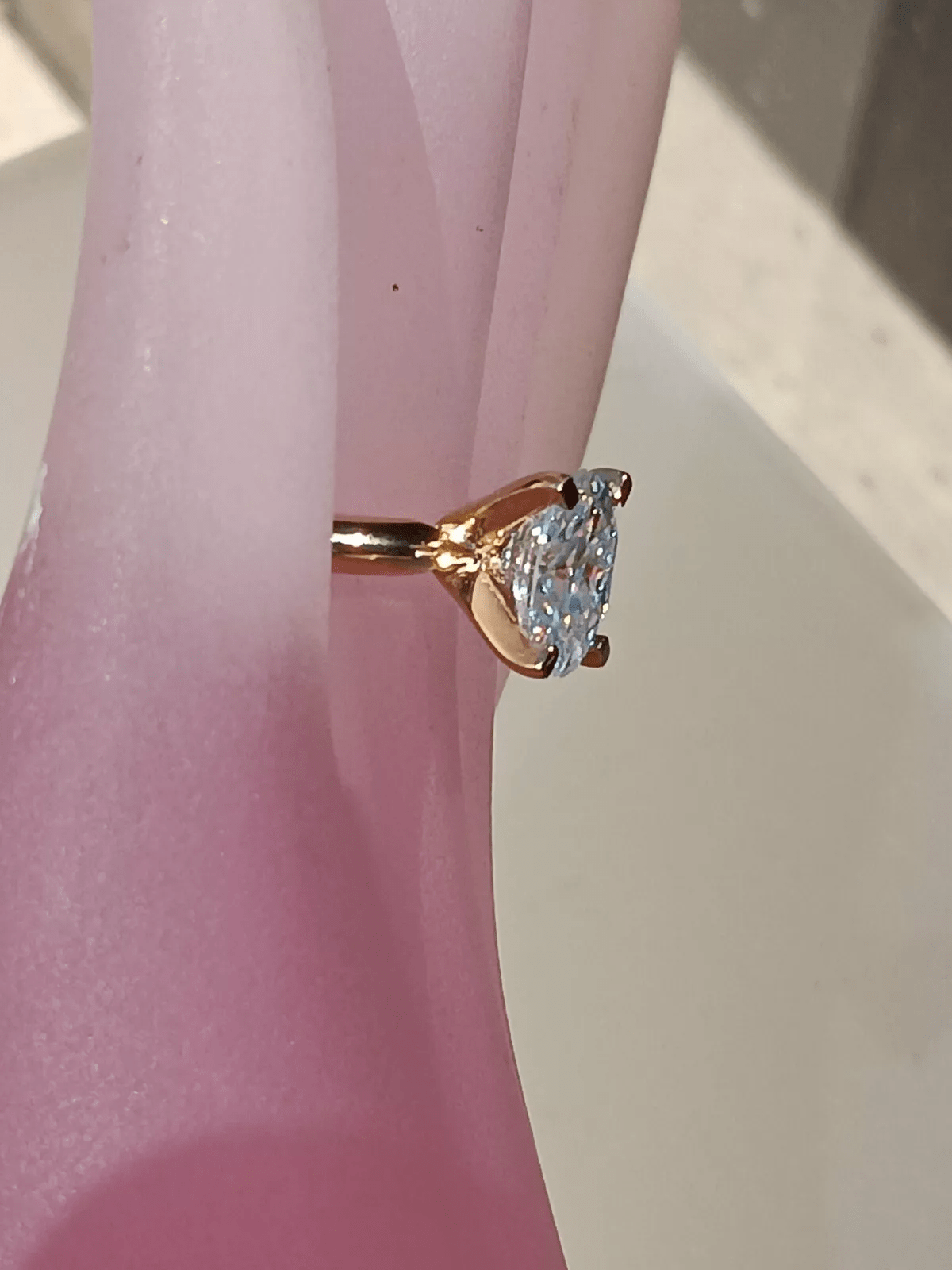 1.76ct Oval Solitaire Engagement Ring Yellow Gold 10kt - Gems by Gigi