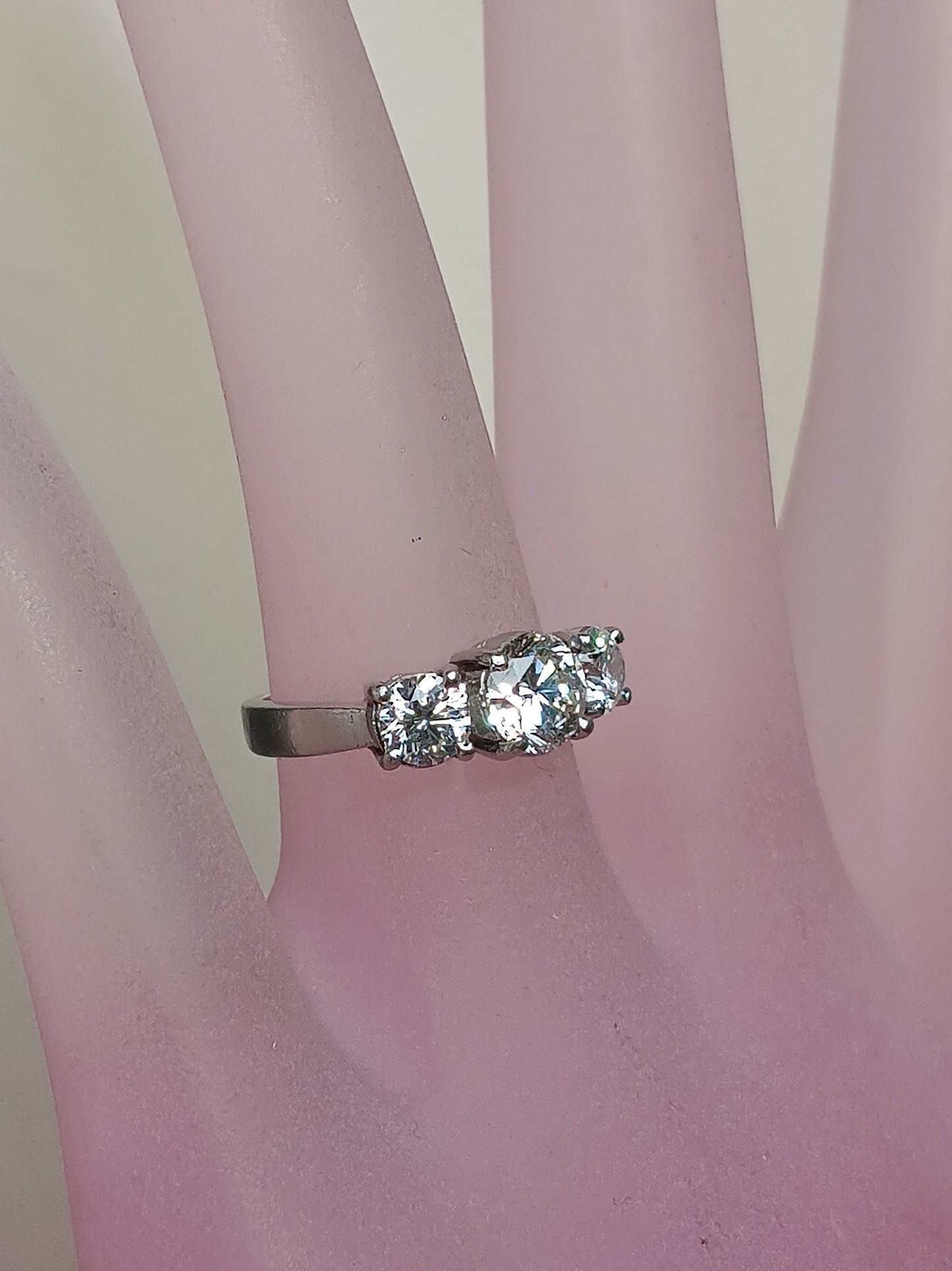 Platinum Estate Diamond Ring