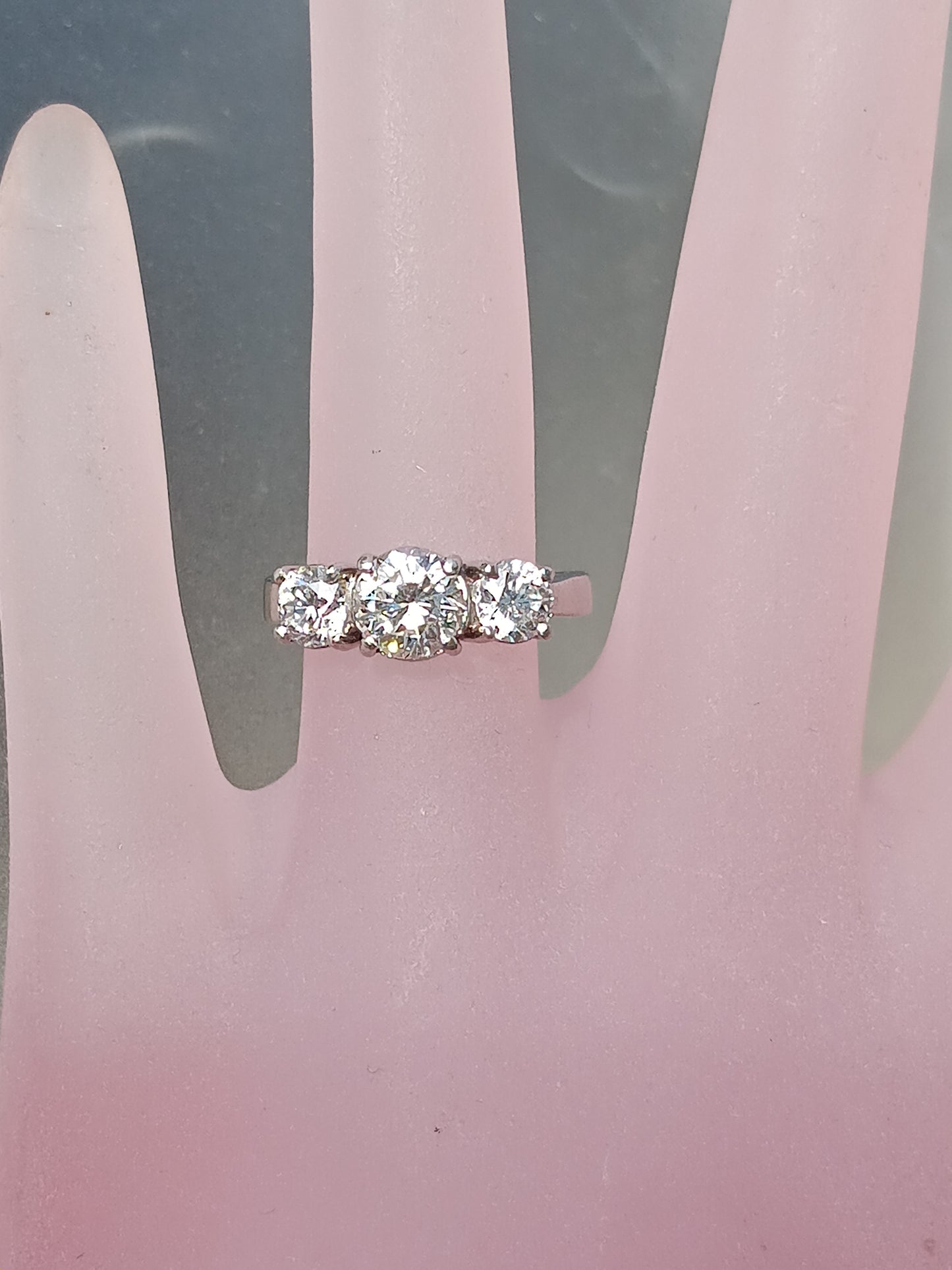 Platinum Estate Diamond Ring