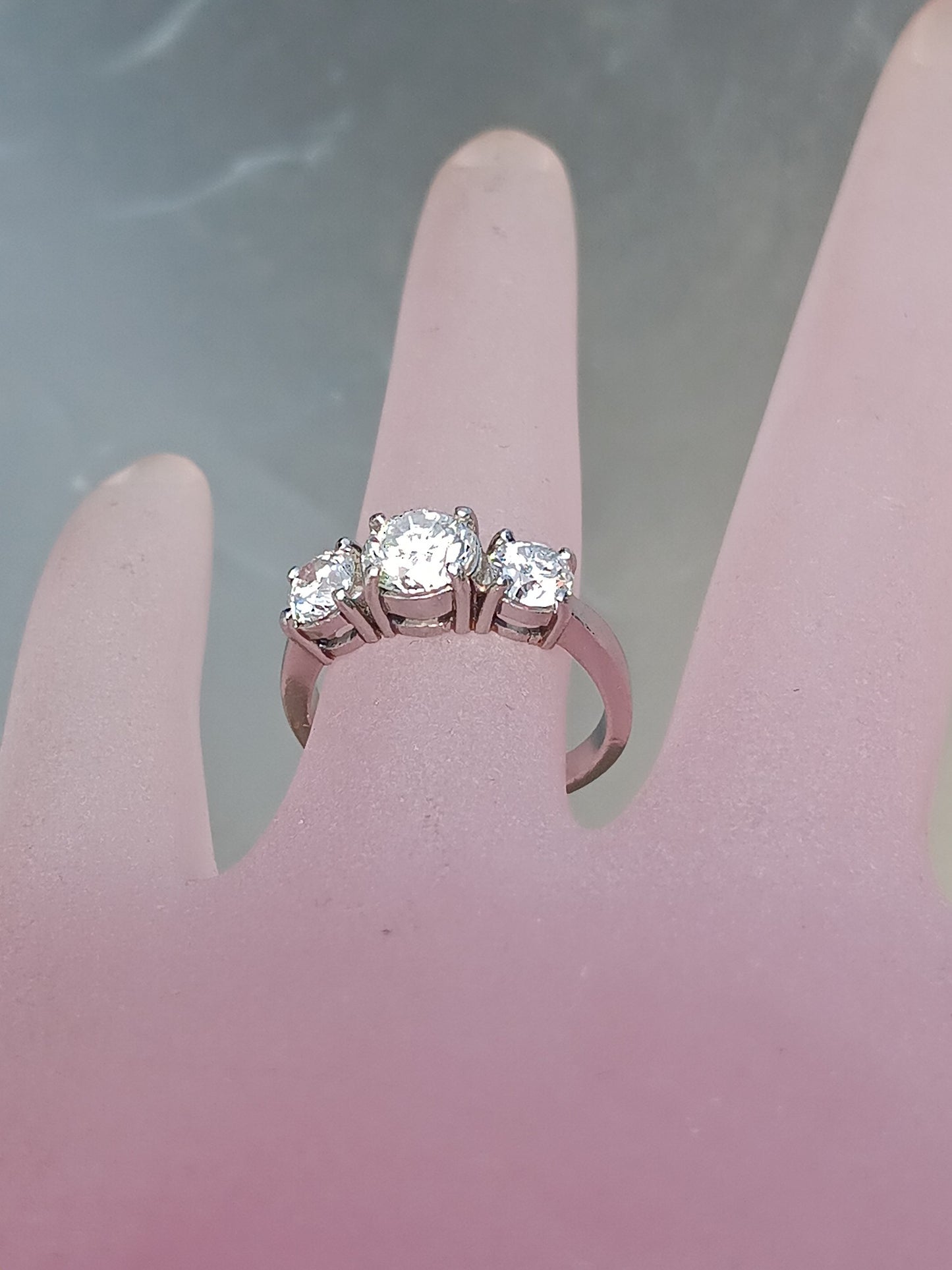 Platinum Estate Diamond Ring