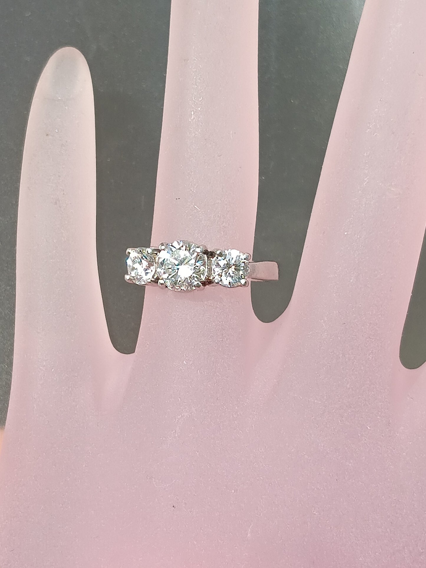 Platinum Estate Diamond Ring