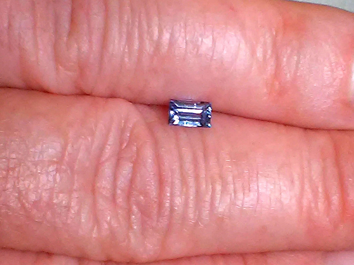 Purple Sapphire Straight Baguette Cut Loose Gem Supply Natural 0.34ct