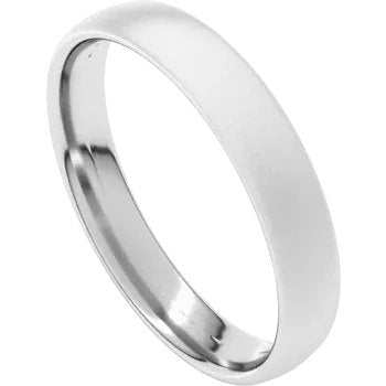 4mm Matte Finish Gold Wedding Band - Gems by Gigi