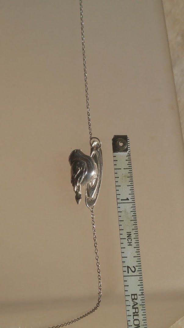 Bird on Branch Necklace Sterling Silver - Gems by Gigi