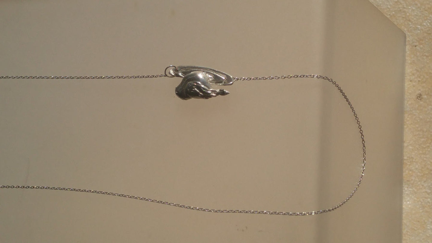 Bird on Branch Necklace Sterling Silver - Gems by Gigi