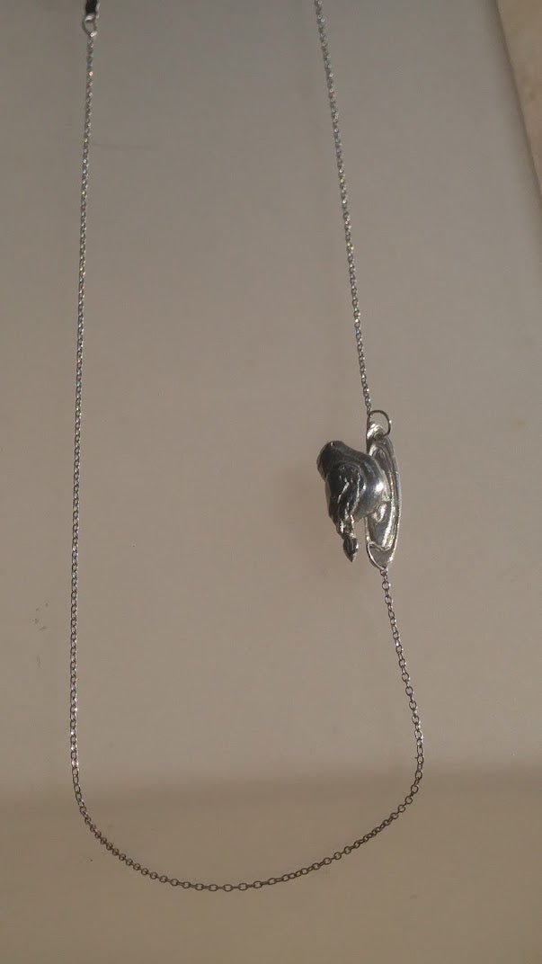 Bird on Branch Necklace Sterling Silver - Gems by Gigi
