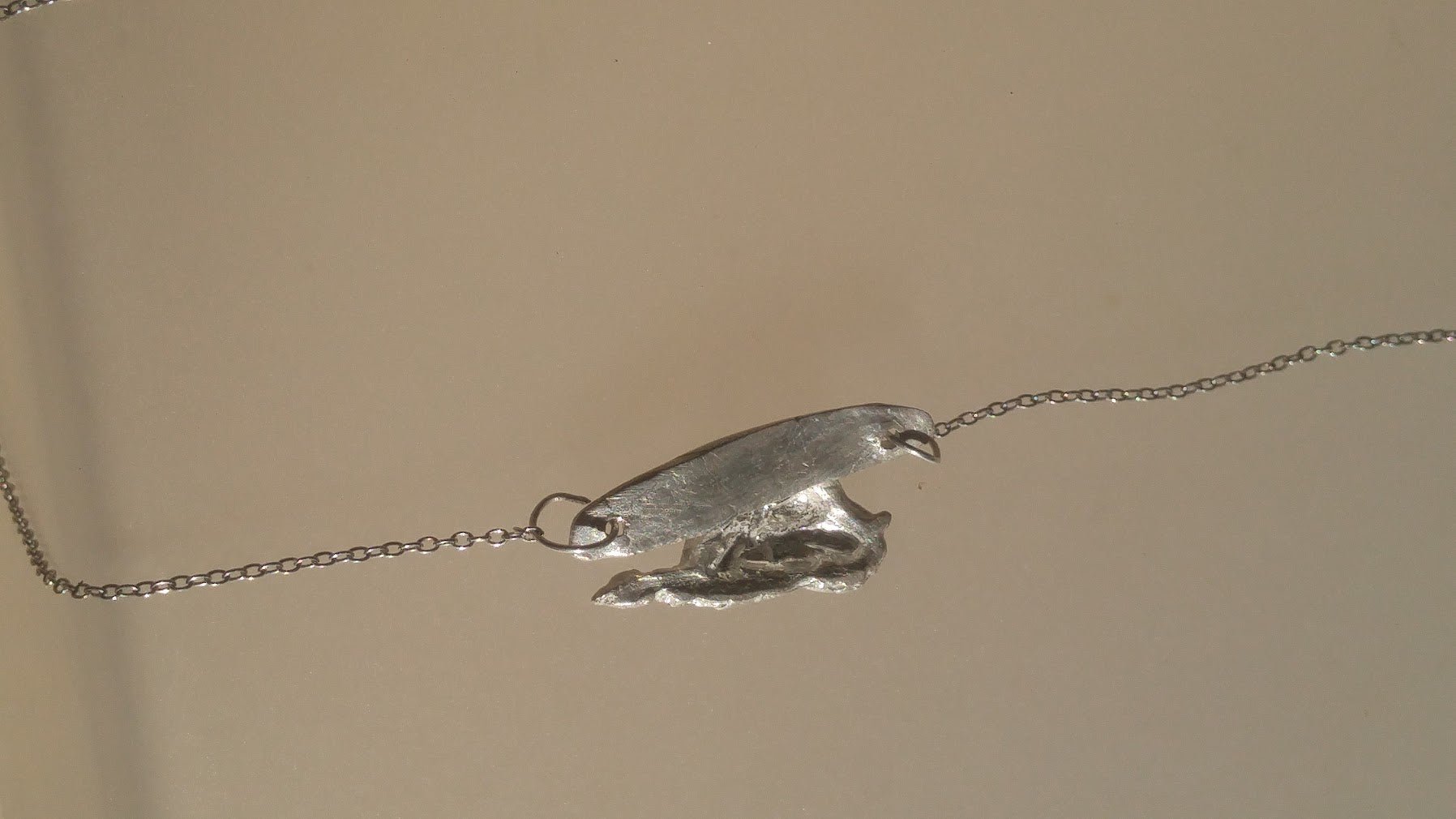 Bird on Branch Necklace Sterling Silver - Gems by Gigi