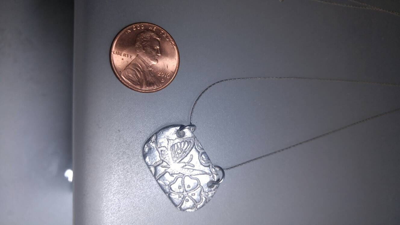 Butterfly Flower Pendant Necklace Sterling Silver - Gems by Gigi