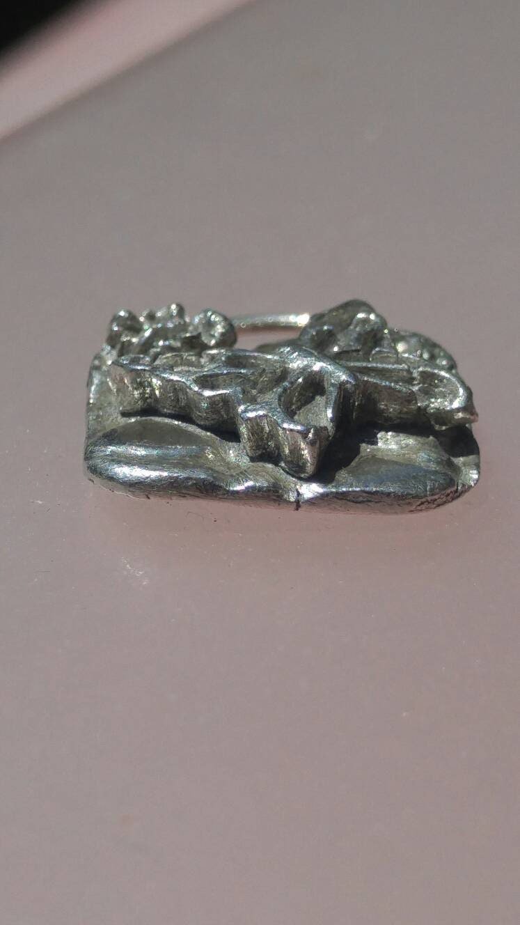 Butterfly Square Pendant Sterling Silver Handmade Mothers Day Gift - Gems by Gigi