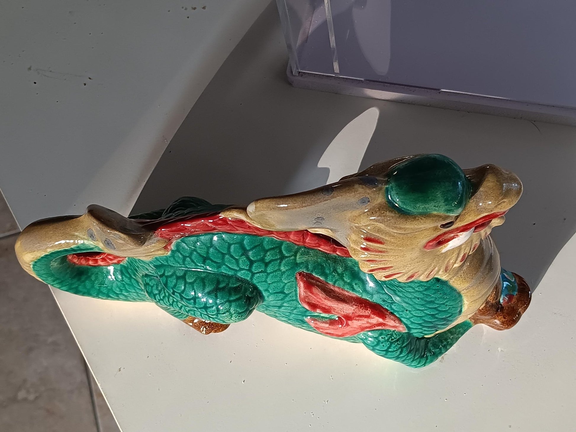 Ceramic Chinese Dragon Year of the Dragon Figurine - Gems by Gigi