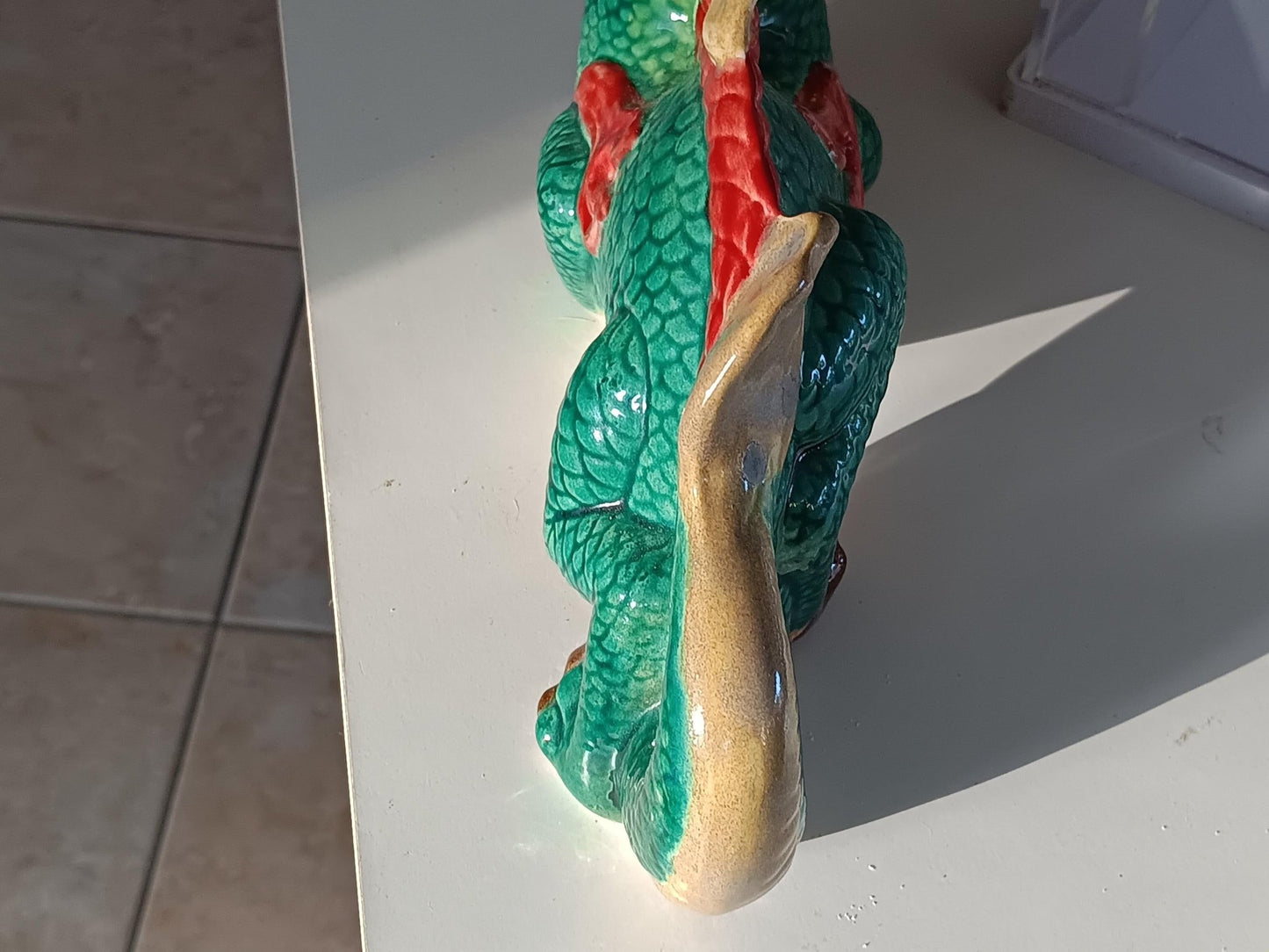 Ceramic Chinese Dragon Year of the Dragon Figurine - Gems by Gigi