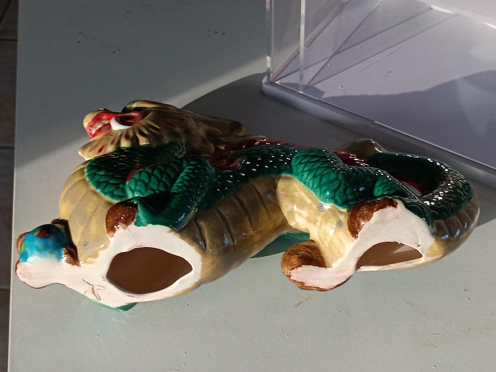 Ceramic Chinese Dragon Year of the Dragon Figurine - Gems by Gigi