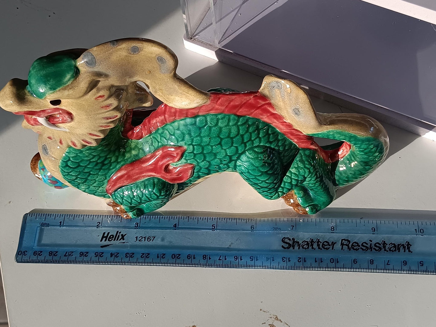 Ceramic Chinese Dragon Year of the Dragon Figurine - Gems by Gigi