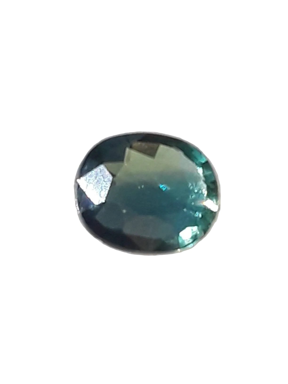 Cushion Bicolored Sapphire Loose Gemstone 1.36ct 7 x 6mm Gem Supply - Gems by Gigi