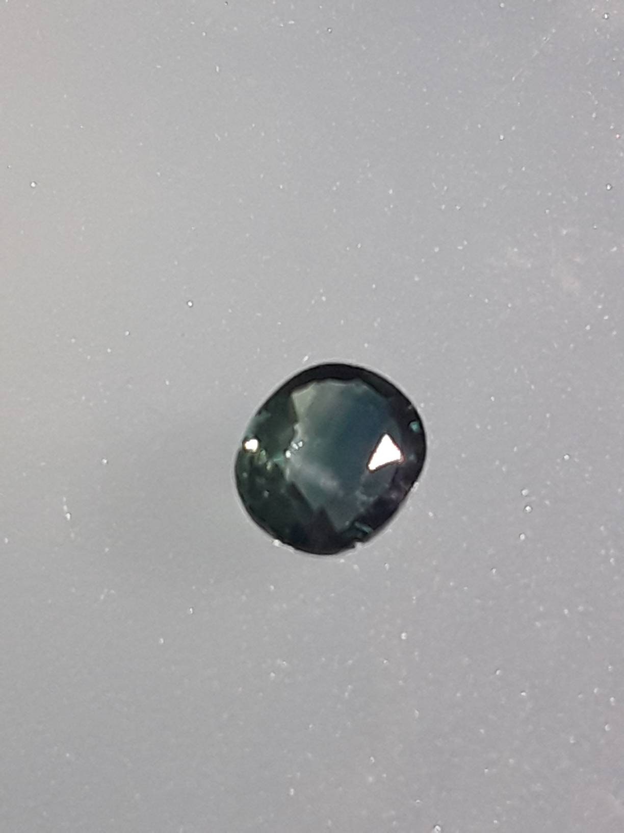 Cushion Bicolored Sapphire Loose Gemstone 1.36ct 7 x 6mm Gem Supply - Gems by Gigi