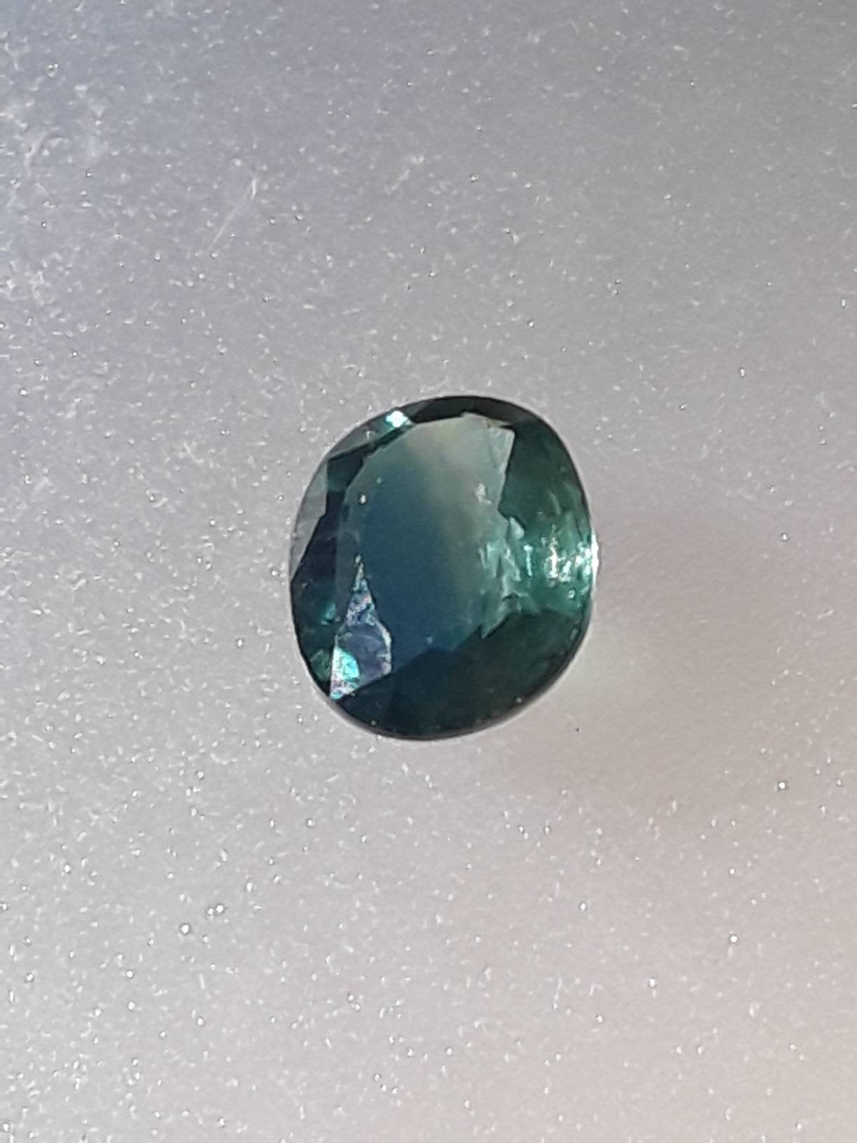 Cushion Bicolored Sapphire Loose Gemstone 1.36ct 7 x 6mm Gem Supply - Gems by Gigi