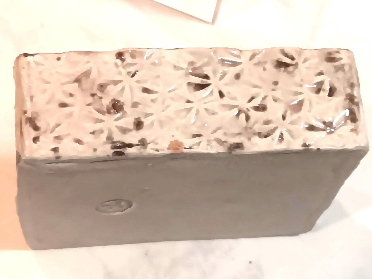Dog Ceramic Decorative Box Tray Brown Peach Color - Gems by Gigi
