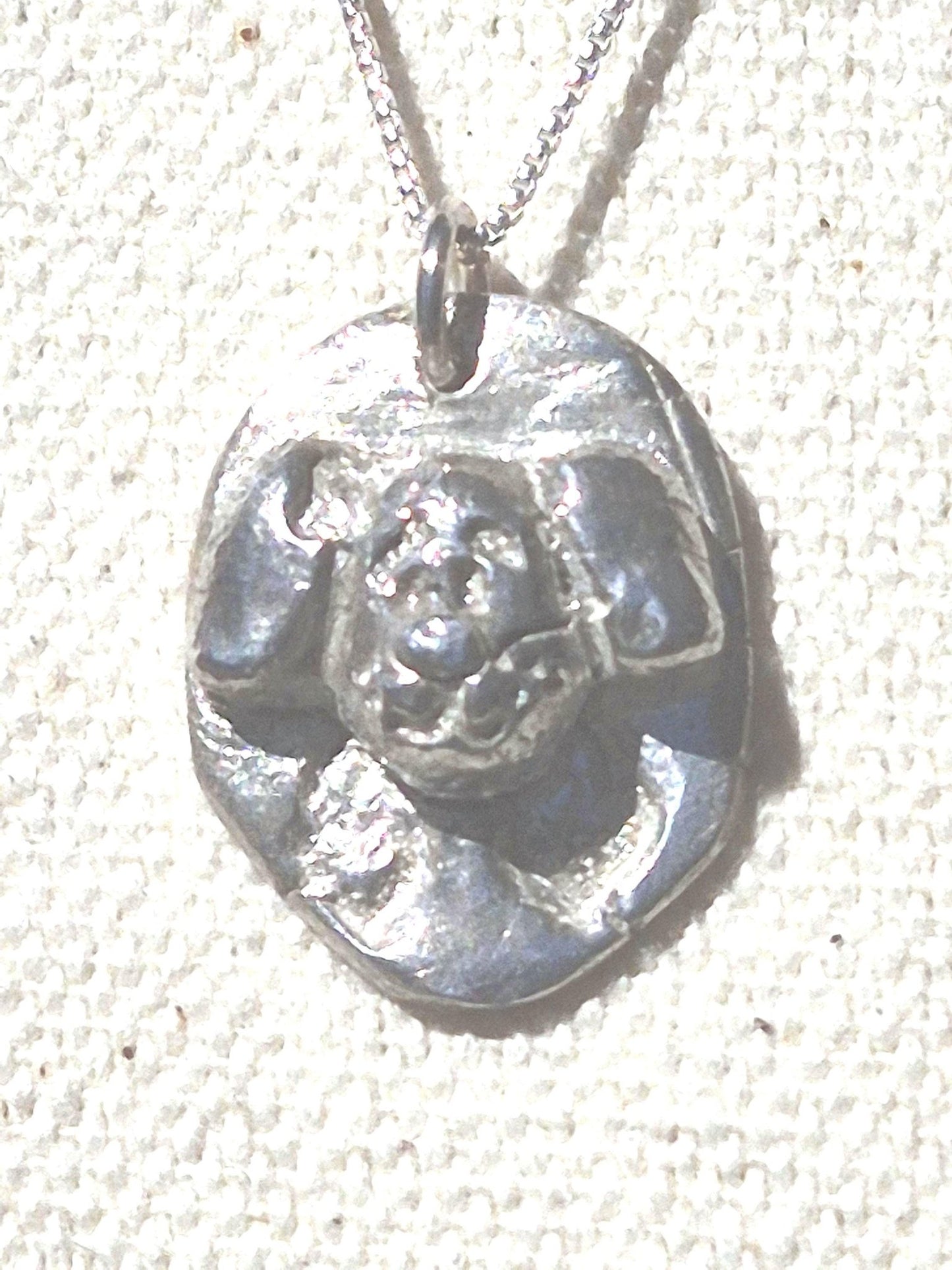 Dog Memorial Pendant Crossing Rainbow Bridge Charm Sterling Silver - Gems by Gigi