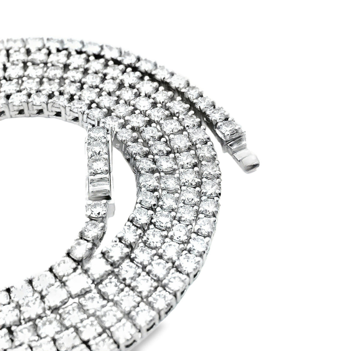 Lab Grown Diamond Necklace Sterling Silver