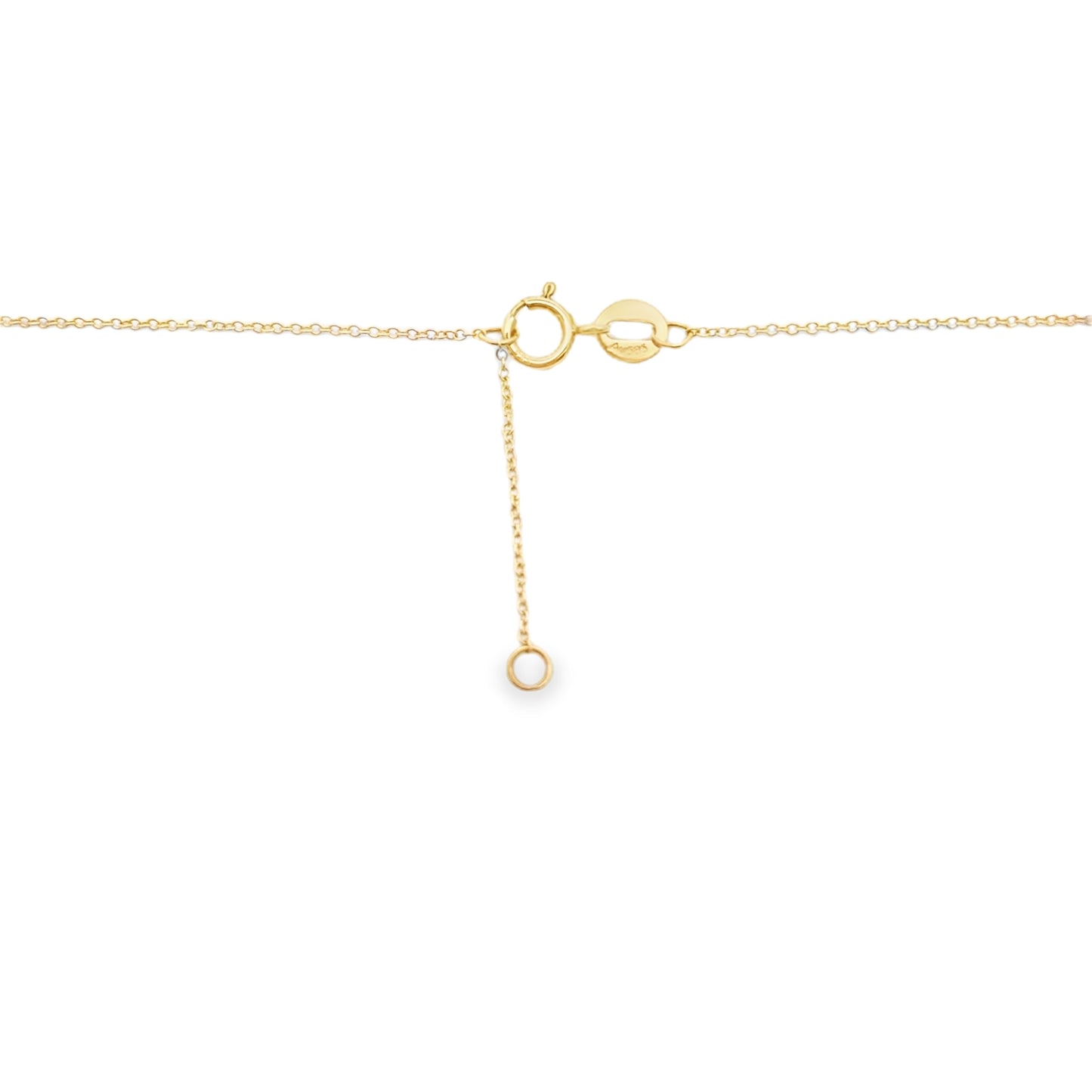 Diamond Cross Necklace Yellow Gold 14kt