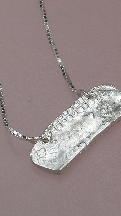 Handmade MAMA Necklace Sterling Silver - Gems by Gigi