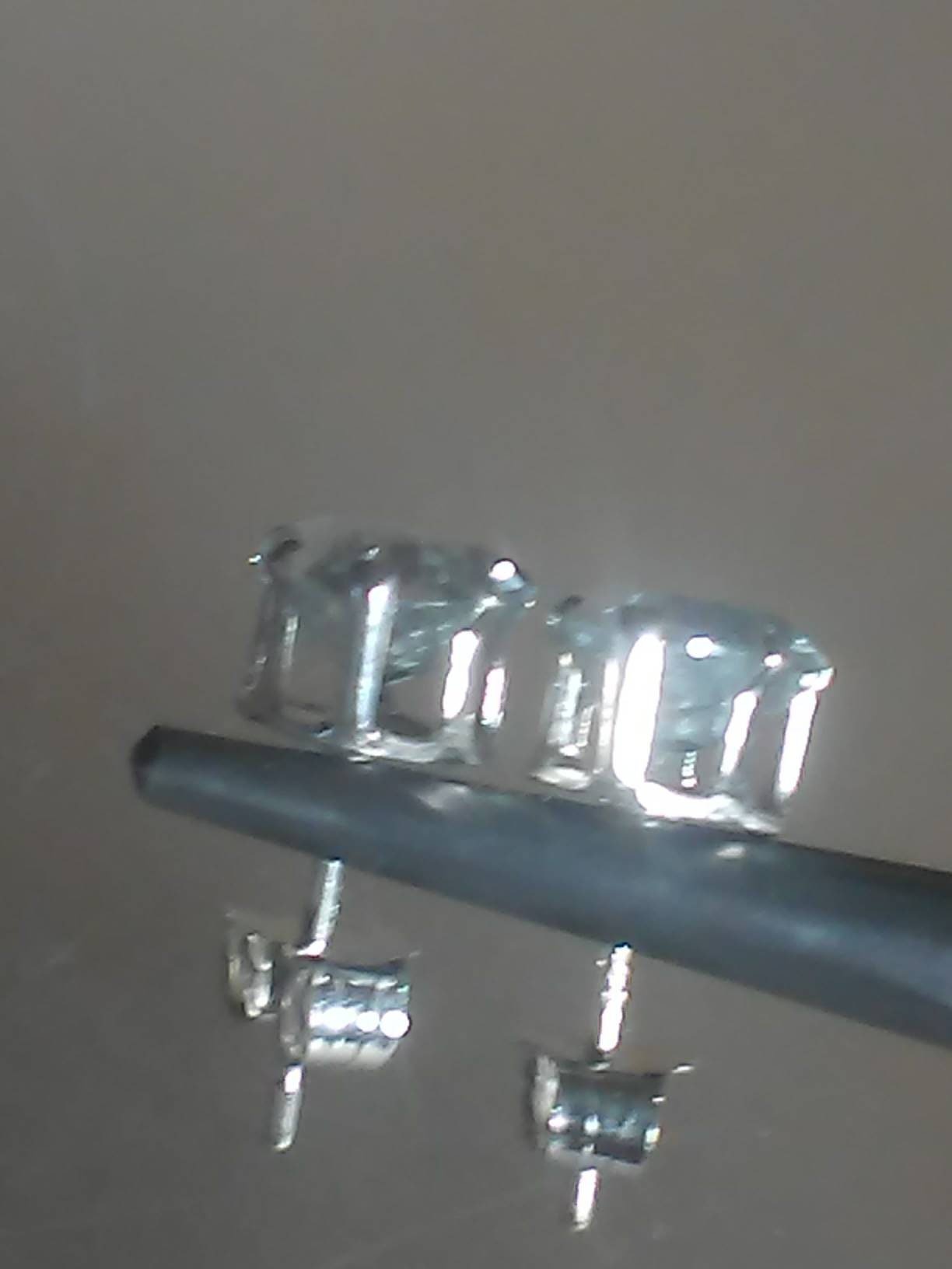 Heart Aquamarine Solitaire Stud Earrings Sterling Silver - Gems by Gigi