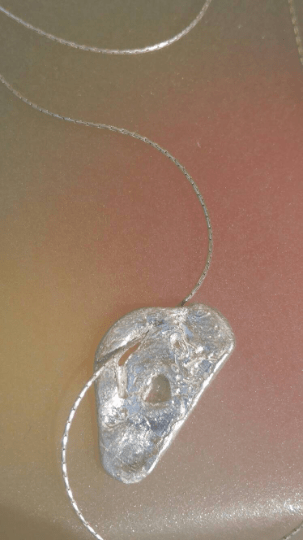 Mom Aquamarine Heart Pendant Silver Necklace