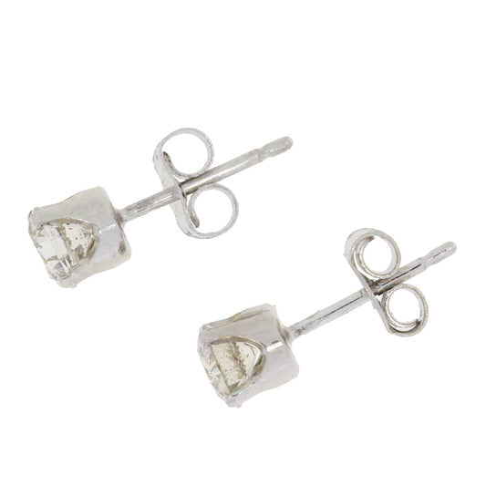 Natural Diamond Stud Earrings 0.75ct White Gold 14kt - Gems by Gigi