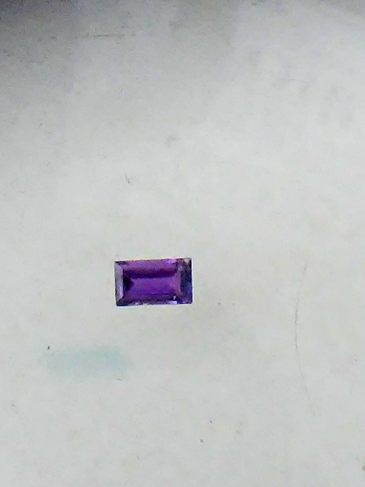 Purple Sapphire Baguette Loose Gem Supply 0.22ct 4.5 x 2.5mm - Gems by Gigi