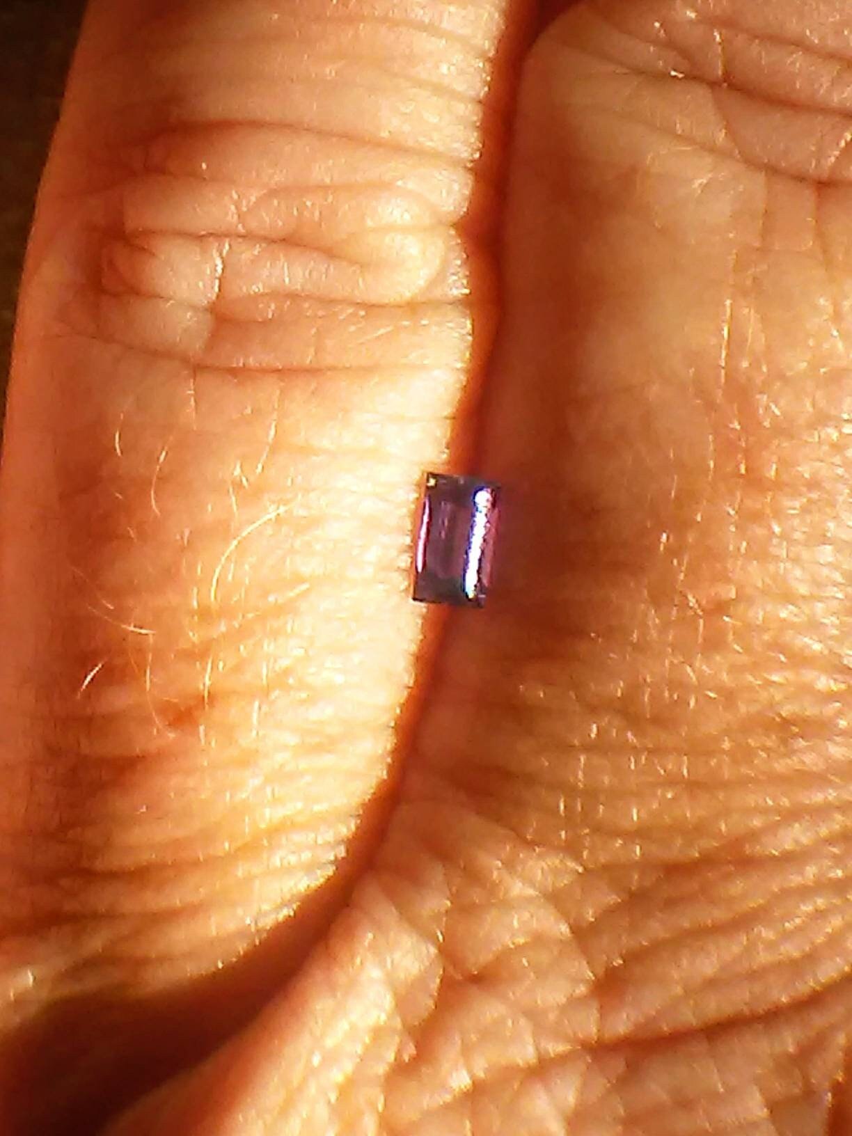 Purple Sapphire Baguette Loose Gem Supply 0.22ct 4.5 x 2.5mm - Gems by Gigi