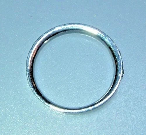 Millgrain 0.24ct Anniversary Ring 18kt White Gold Diamond Wedding Band