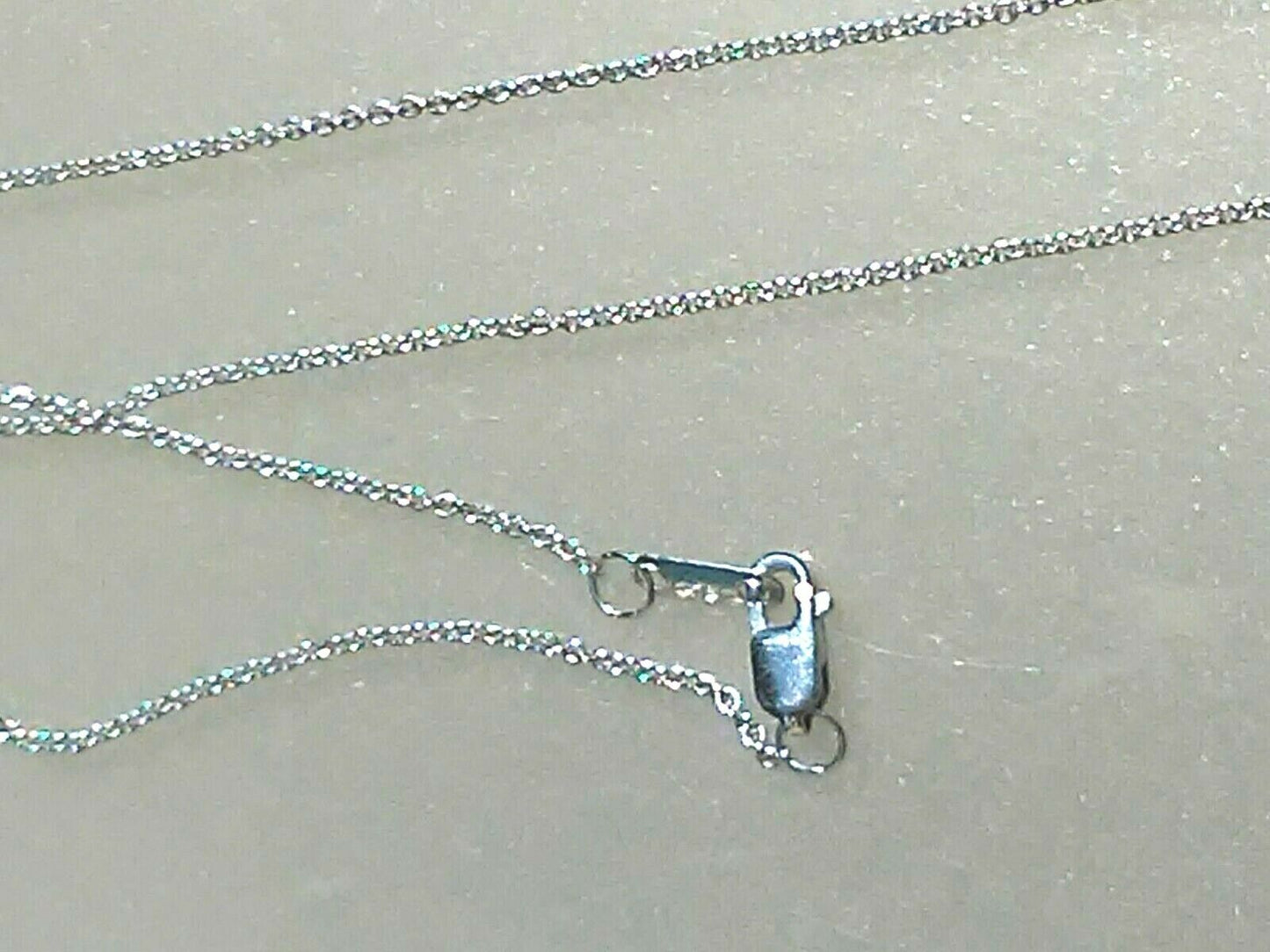 Sapphire Solitaire Festoon Necklace Sterling Silver - Gems by Gigi