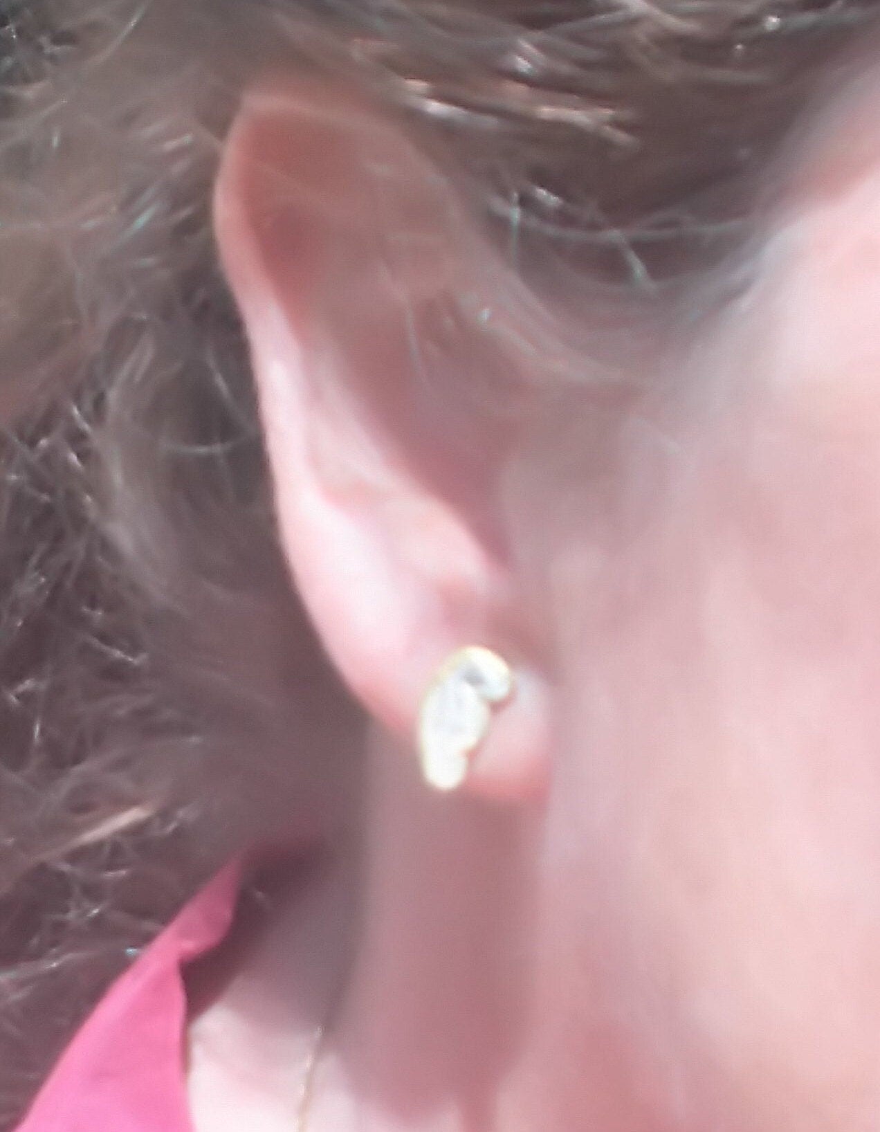 Seahorse Stud Earrings Fine Silver 22kt Gold - Gems by Gigi