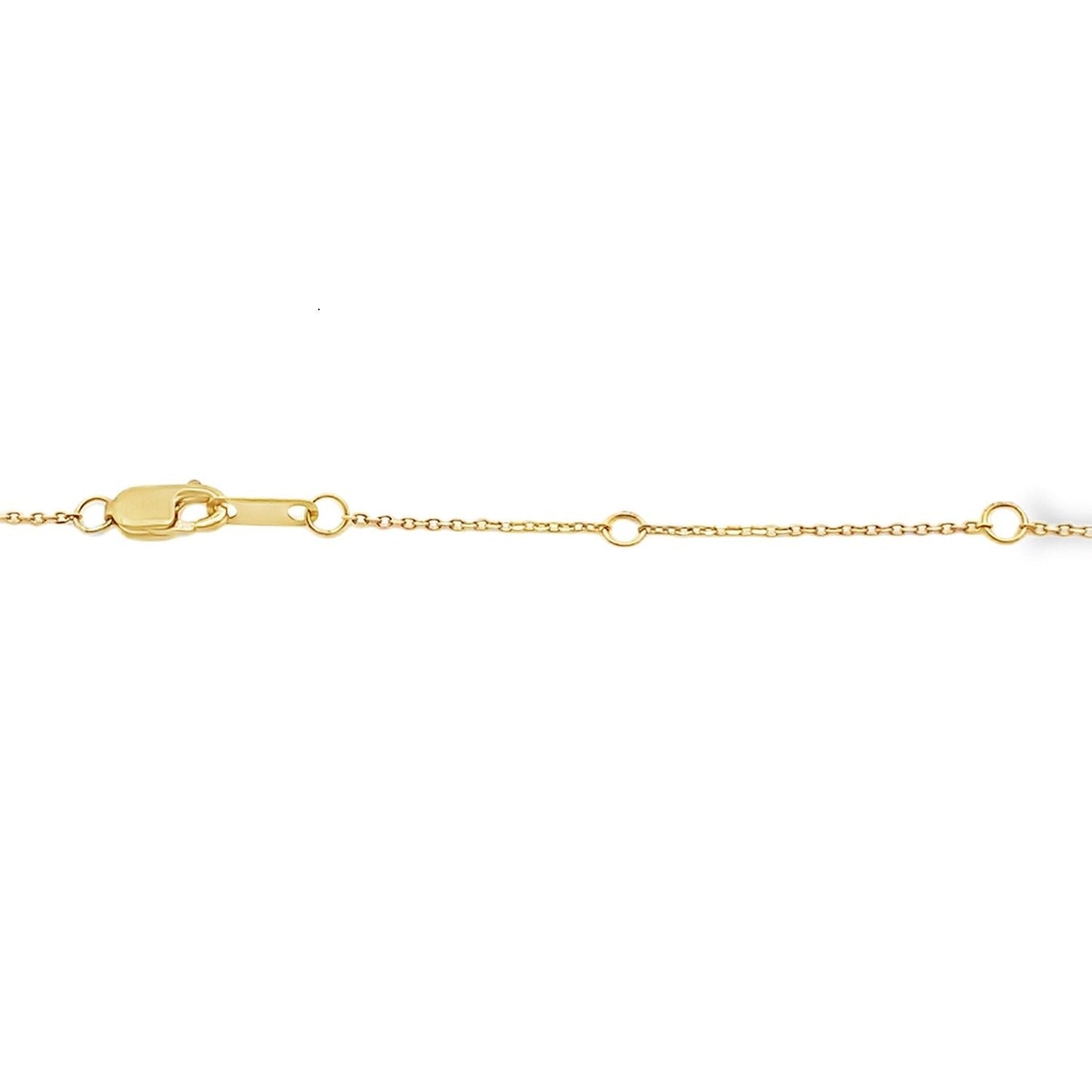 Teddy Bear Outline Diamond Pendant Yellow Gold 10kt - Gems by Gigi