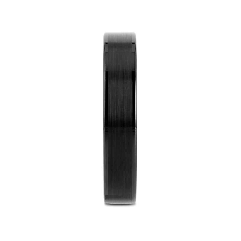 Vulcan Black Tungsten Wedding Band