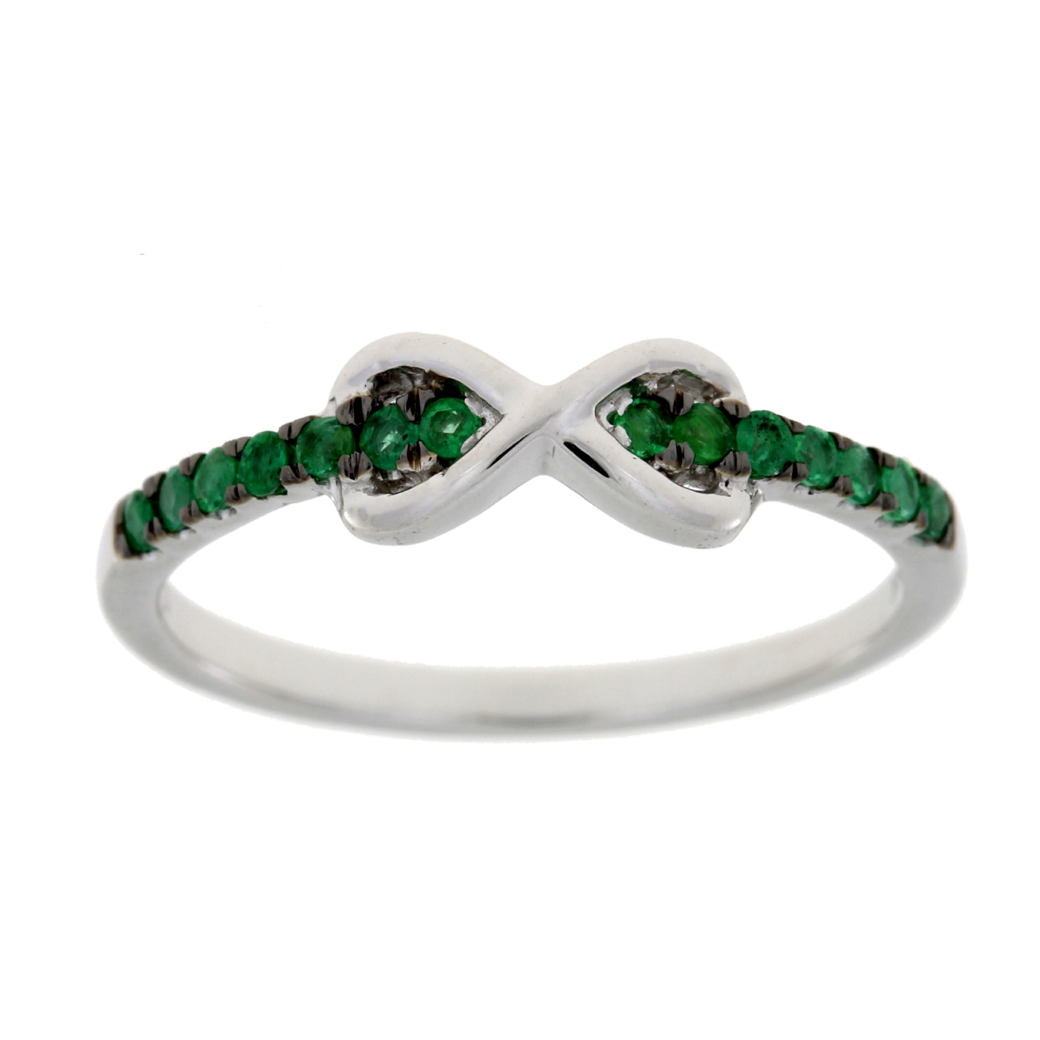 Emerald infinity clearance ring